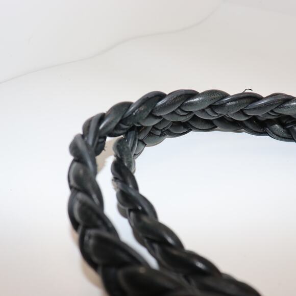 Steven by Steve Madden Black Satchel w/ Gold Hardware & Braided Straps - Picture 8 of 8